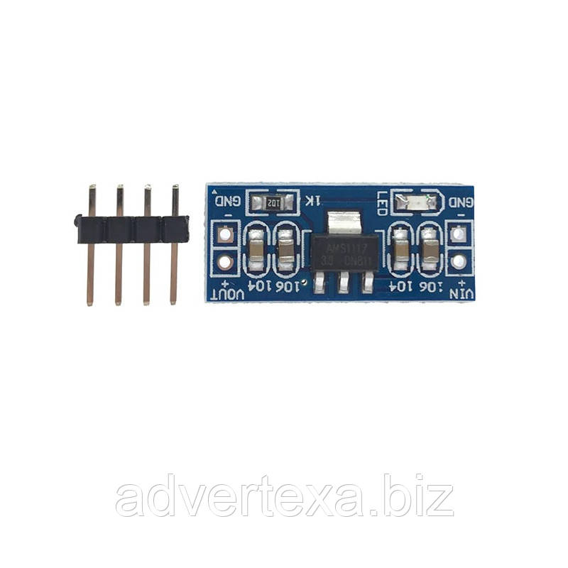 Знижувальний перетворювач напруги AMS1117-3.3V