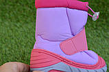 Дитячі зимові чоботи дутики для дівчинки р23\24, фото 3