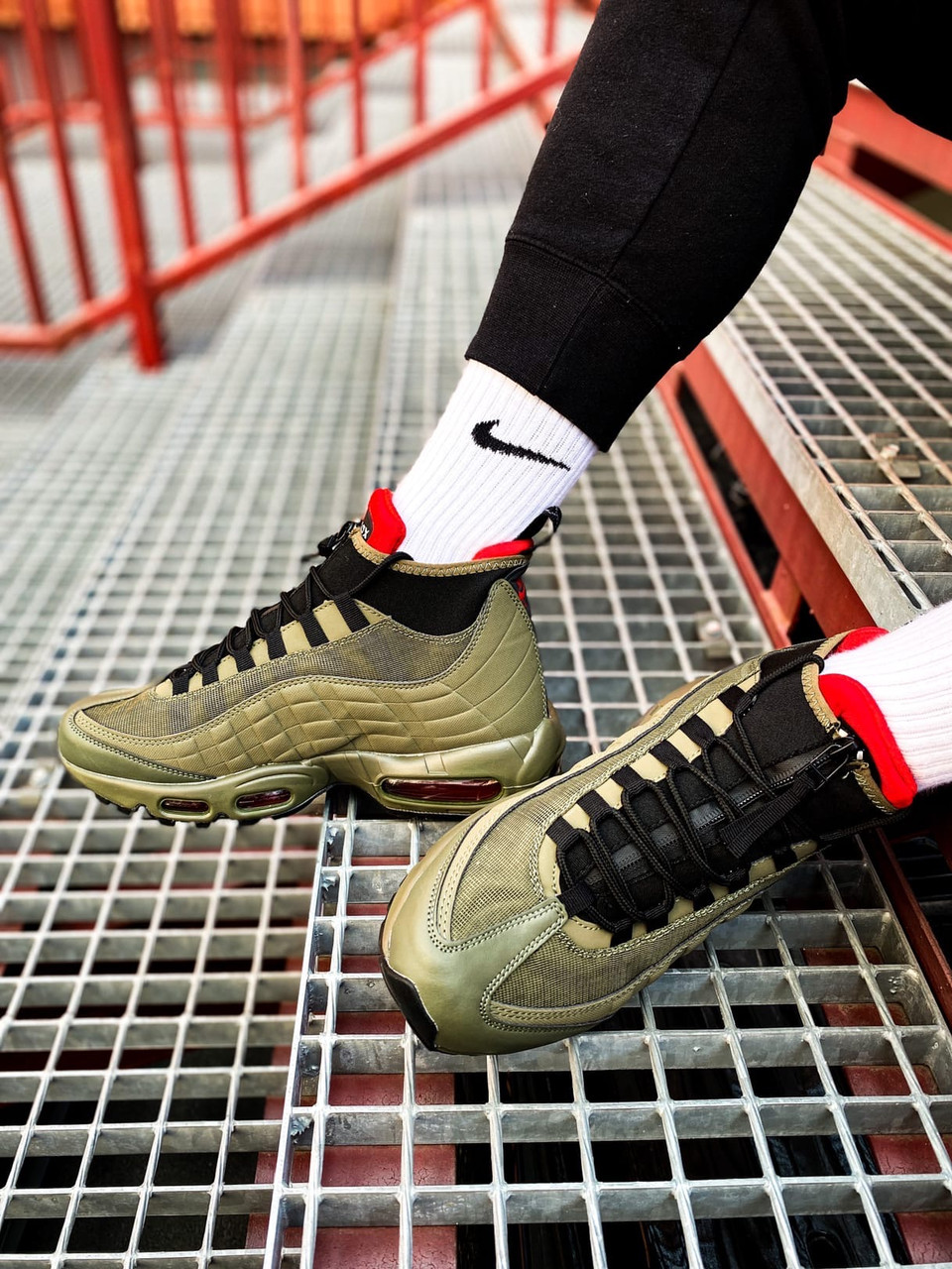 Мужские кроссовки Nike Air Max 95 \ Найк Аир Макс 95 Зеленые, цена 3000 ...