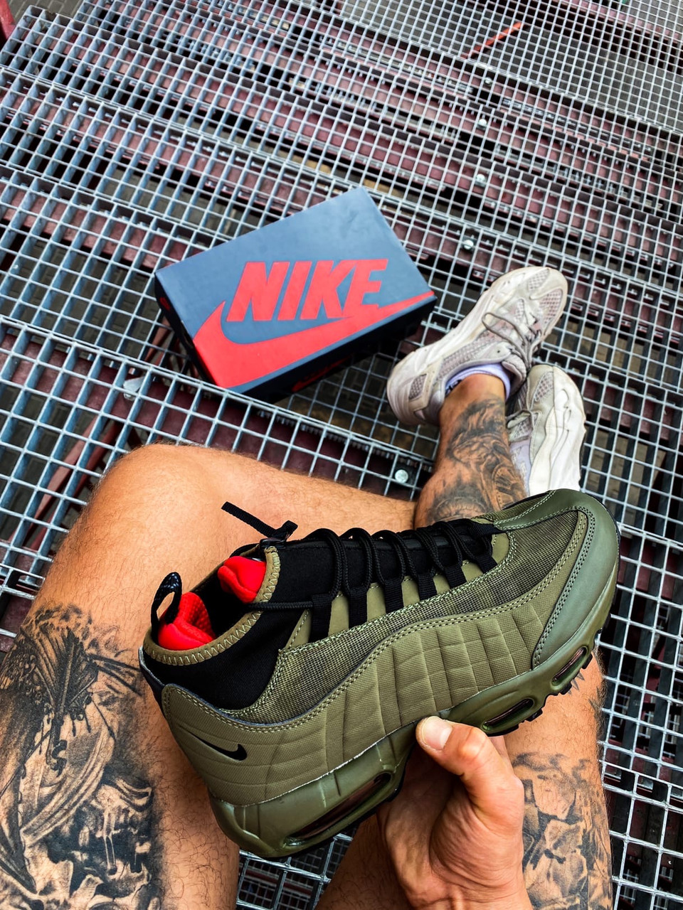 Мужские кроссовки Nike Air Max 95 \ Найк Аир Макс 95 Зеленые, цена 3000 ...