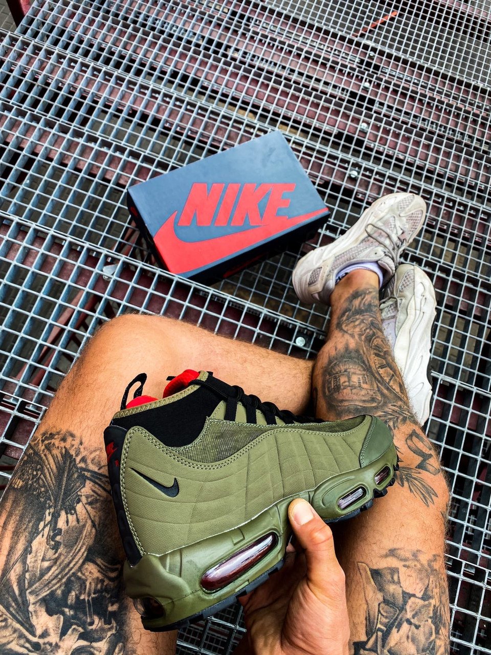 Мужские кроссовки Nike Air Max 95 \ Найк Аир Макс 95 Зеленые, цена 3000 ...