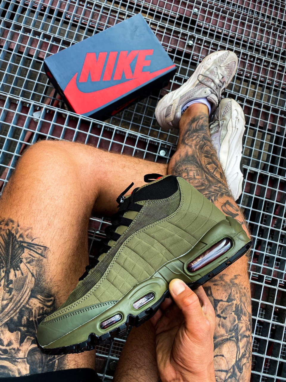 Мужские кроссовки Nike Air Max 95 \ Найк Аир Макс 95 Зеленые, цена 3000 ...