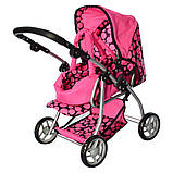 ✅Коляска для ляльок melogo 9672 у горошок, фото 2