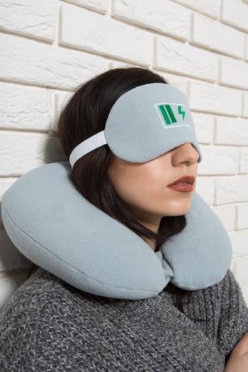 Підголовник "Подушка мандрівника" збільшений з кнопкою арт.9001 Лежень,Україна, фото 1