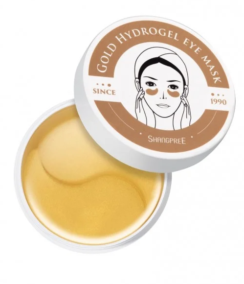 Гідрогелеві патчі під очі Shangpree Gold Gidrogel eye mask, фото 1