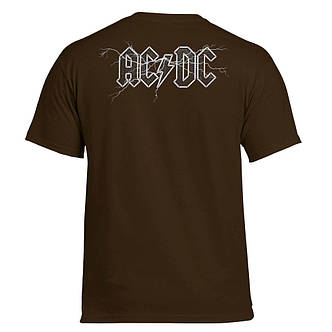 Футболка AC/DC Dirty Deeds коричнева, фото 4