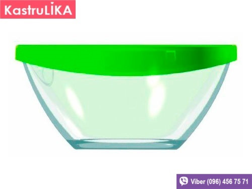 Великий скляний салатник з кришкою Luminarc Keep N 280мм