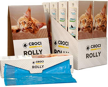 Міцний пластиковий пакет з ручками для котячого туалету, (14,5x23,5x23,5cm)