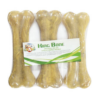 Кістка жилава KingBone, 10см, 35гр, 3шт/уп (ціна за пакувал.)
