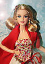 Лялька Барбі Колекційна Святкова 2010 Barbie Collector Holiday R4545, фото 7