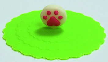 Кришка для консерви, силіконова, зелена, Ø10см