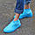 Бахіли Силіконові для Взуття від дощу та Грязі Waterproof Silicone Shoe Cover Багаторазові L, M S, фото 9