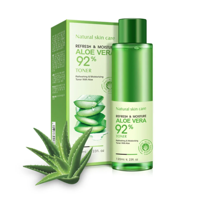Тонер для обличчя Bioaqua Refresh&Moisture Aloe Vera 92%, фото 1