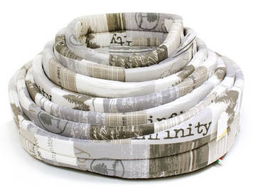 Металевий кольоровий брелок на нашийник, Лапка, блакитний, 25мм, 1шт/уп