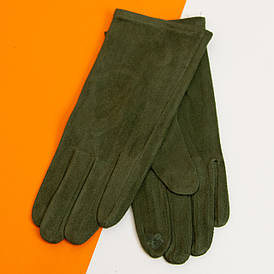 Жіночі стильні замшеві рукавички для сенсорних телефонів №20-1-1