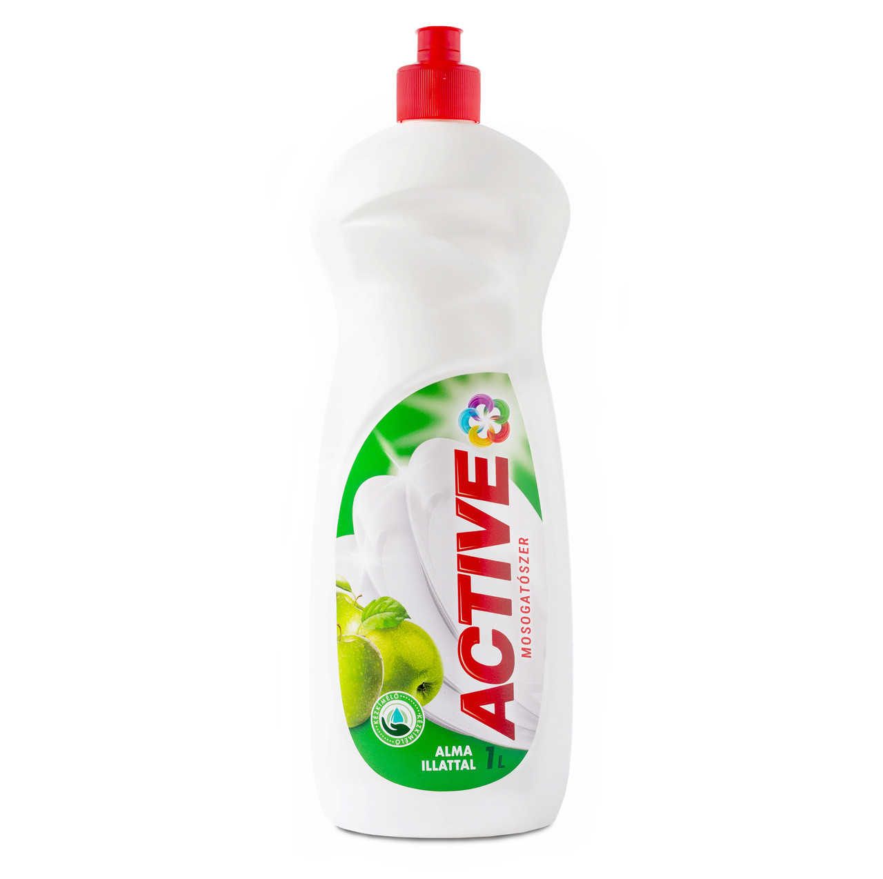 Засіб для миття посуду Active з ароматом зеленого яблука 1 л.