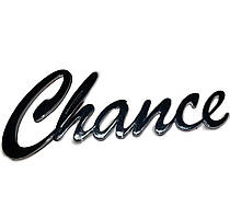 Напис задня "Chance", TF69yo-8212220