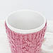 В'язаний чехол для чашки коси Ohaina Powder pink, фото 4