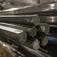 Шестигранник стальной горячекатанный № 27 мм ст. 20, 35, 45, 40Х длина от 3 до 6 м