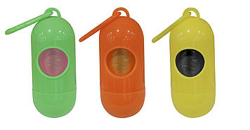 Брелок MINIBAG Капсуль з пакетами для фекалій,  (ціна за шт)