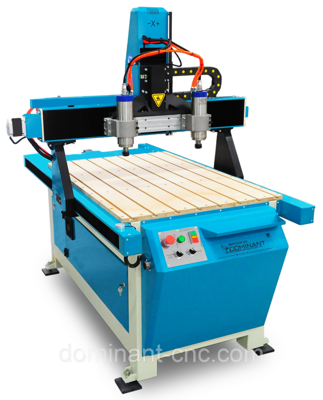 Фрезерний верстат із ЧПК 800х1200х240мм 2-шпиндельний (Фрезер ЧПК