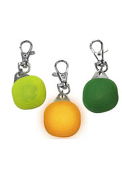 LED брелок на нашийник Кубик, 3,3х3,3см,