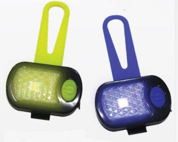 LED брелок на нашийник Елипс, 7х4см,