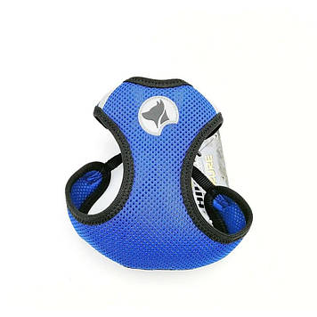 Набір HIKING PARURE, регульована шлея + повідець, синій, нейлон,