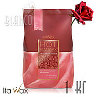 Гарячий віск в гранулах (гранульований) для депіляції Ital Wax Троянда (Винний) Червоний, 1 кг