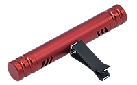 Ароматизатор в машину на решетку воздуховода, 
освежитель воздуха в автомобиль на дефлектор ( SUPREME красный