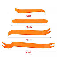 Набор съемников клипс и обшивки салона автомобиля, инструмент для демонтожа пластиковых деталей Profi