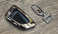 Чехол футляр алюминиевый  для ключей BMW "STYLEBO YS0021" цвет Темный Хром