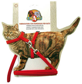 Набір д/кота NYLON GATTO, нейлон, 19-31х0,8см / 120х0,8см