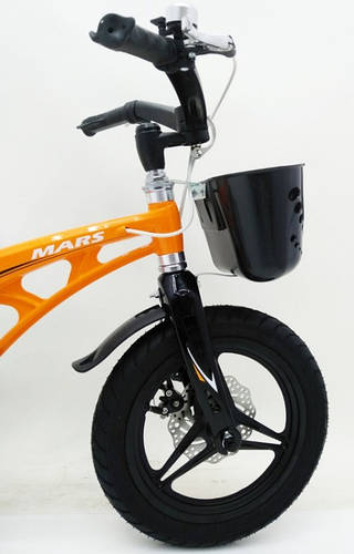 Купить Детский алюминиевый велосипед MARS 14 дюймов оранжевый, цена ...