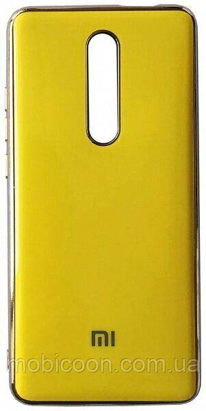Накладка Soft GLASS для Xiaomi Mi 9T yellow