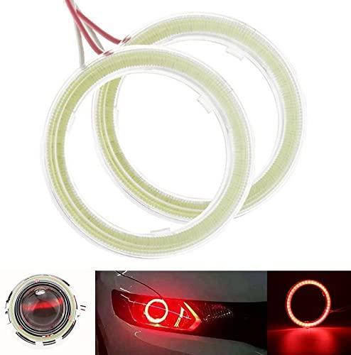 Купить Светодиодные ангельские глазки COB 90 КРАСНЫЕ (диаметр 78мм/93мм ...