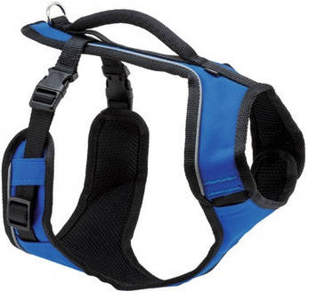 Шлея EASY SPORT, синя, нейлон, 71-107см