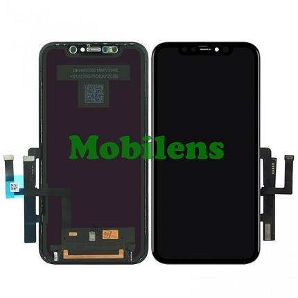 Apple iPhone 11 Дисплей + точскрин (модуль) чорний LowQuality, фото 1