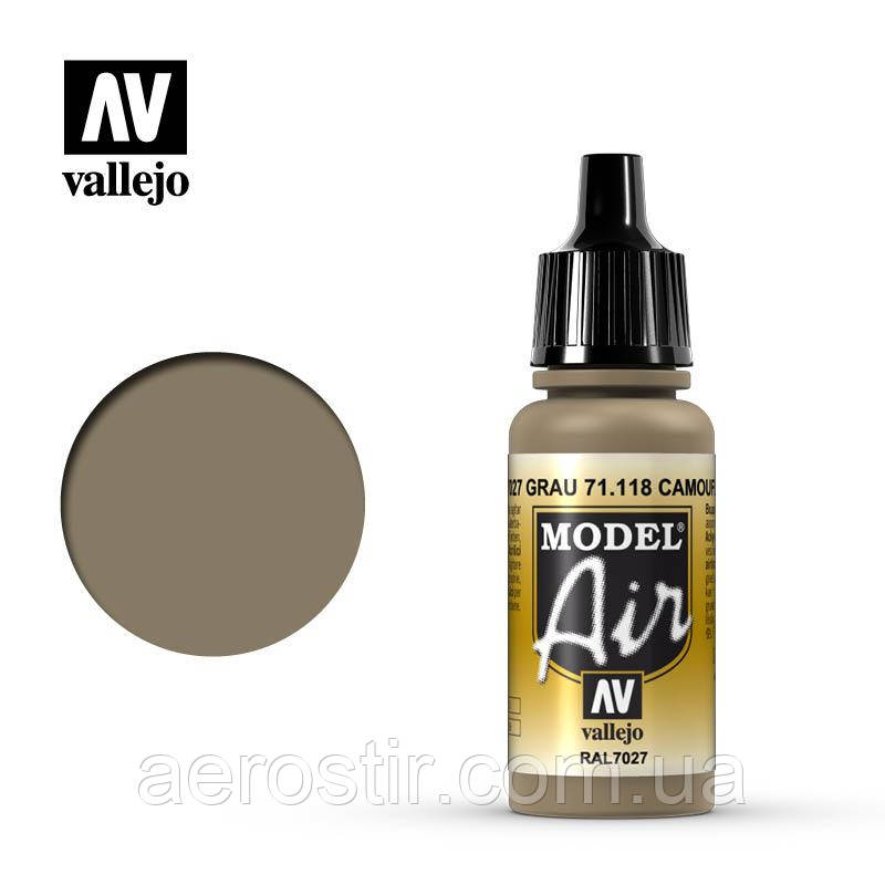 Акрилова фарба Camouflage Grey 17 мл. Vallejo 71118