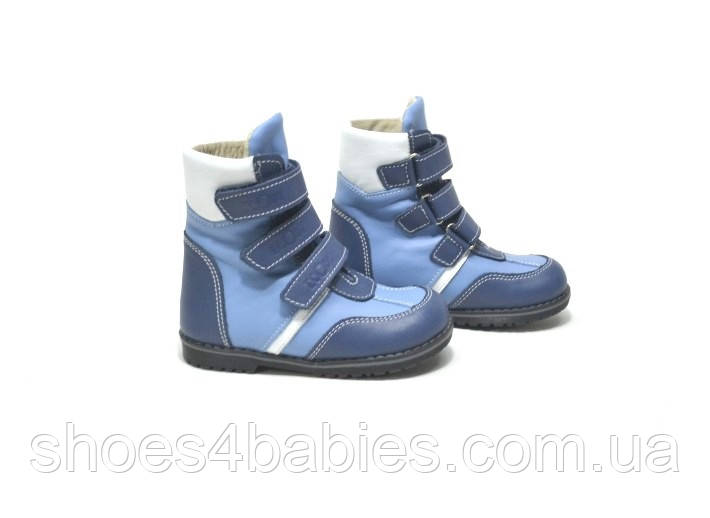 Ортопедичні черевики демісезонні для хлопчика Ecoby 211B р. 25 - 16,5см