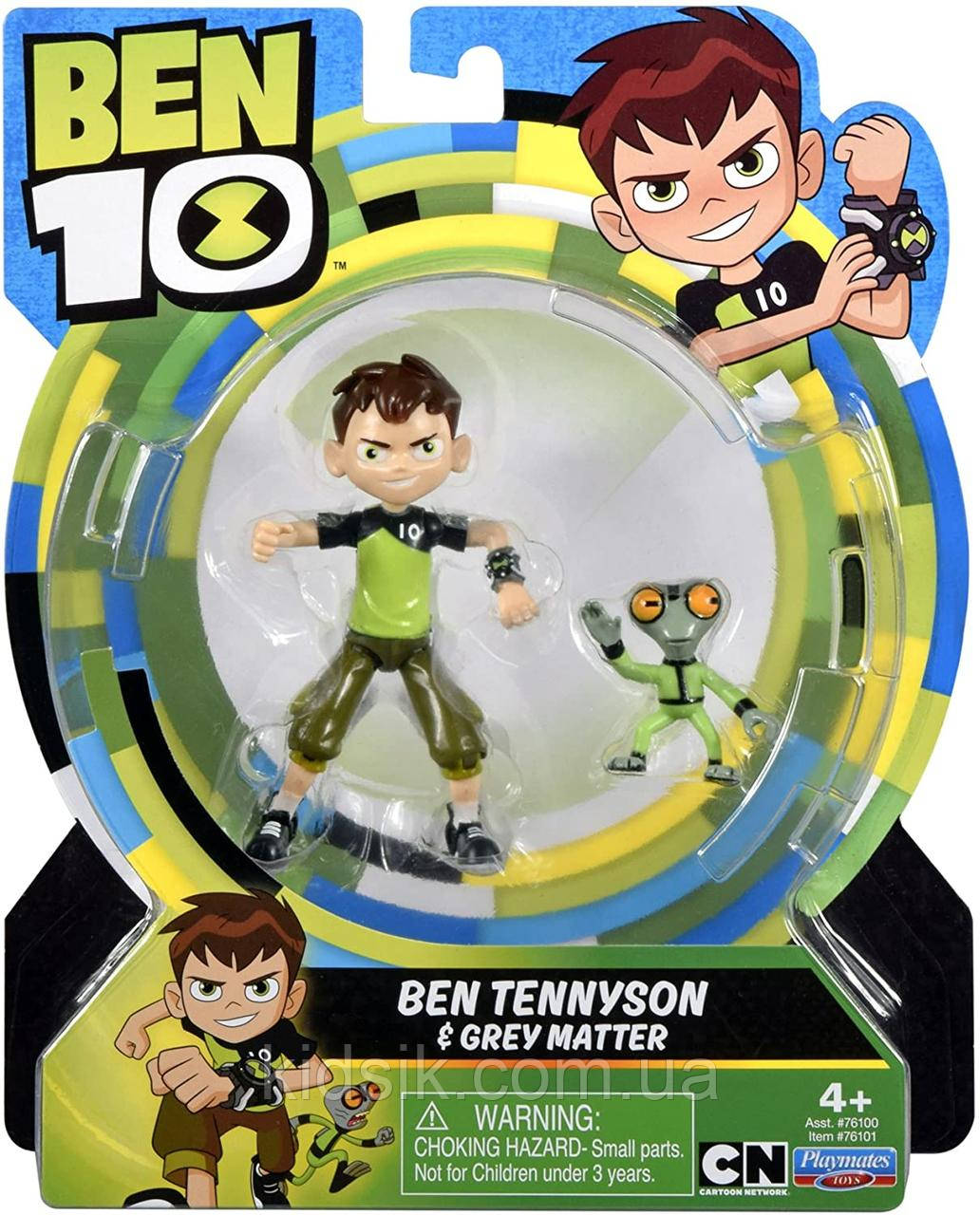 Фігурка Бен 10: Перезавантаження - Бен і Грей Меттер / Ben 10 Ben & Grey Matter