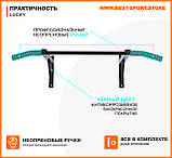 Настінні турніки для дому, офісу чи спортзалу. Домашній настінний турнік Lucky, фото 3