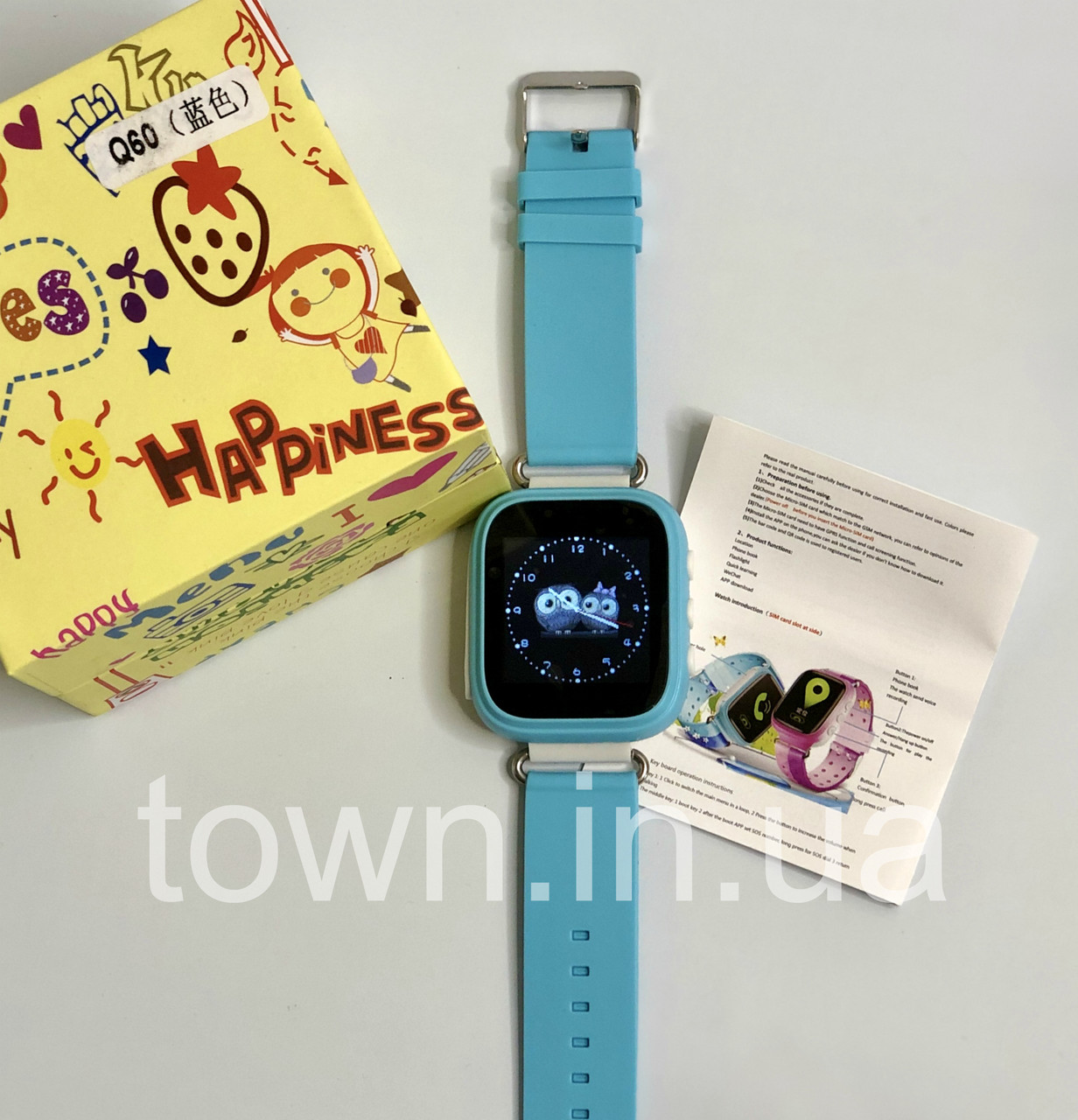 Смарт-часы детские Smart baby Watch Q60. Умные часы для детей с сим картой.  Часы-телефон с GPS трекером (ID#1264714846), цена: 720 ?, купить на Prom.ua