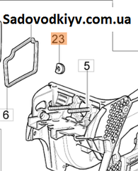 Люверс для бензопили Oleo-Mac 937, 941 (005000347AR)