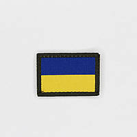 Шеврон нарукавний Прапор України 30 * 45 мм на липучці