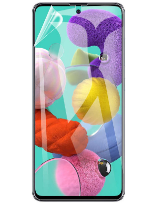 Гідрогелева захисна плівка на Samsung Galaxy A41 на весь екран прозора, фото 2