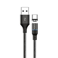 USB магнитный кабель Kaku KSC-194 USB - Type-C 1m - Black