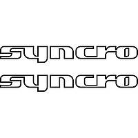Набір вінілових наклейок на автомобіль - Syncro Volkswagen (2шт)