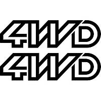 Набір вінілових наклейок на автомобіль - 4WD Volkswagen (2шт)