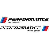 Набір вінілових наклейок на автомобіль - BMW Performance v2 (2шт)